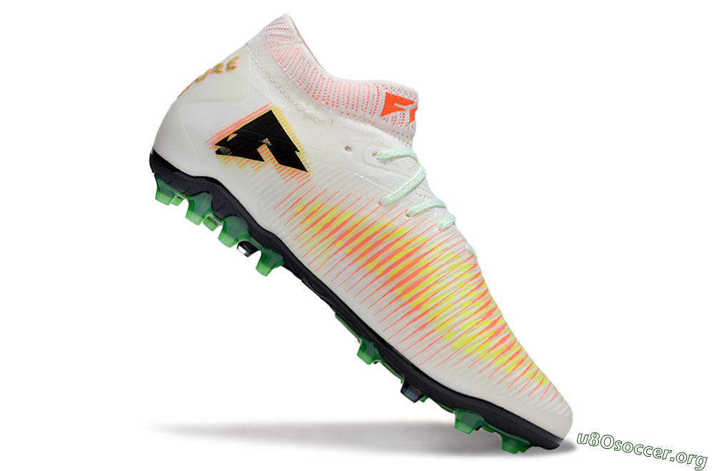 Puma Future 8 Ultimate MG Football Boots - White/Red/Blue 4