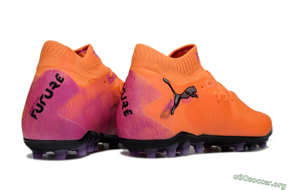 Puma Future 8 Ultimate MG Football Boots - Red/Black/Pink 6