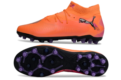 Puma Future 8 Ultimate MG Football Boots - Red/Black/Pink