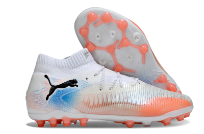 Puma Future 8 Ultimate MG Football Boots - White/Red/Blue