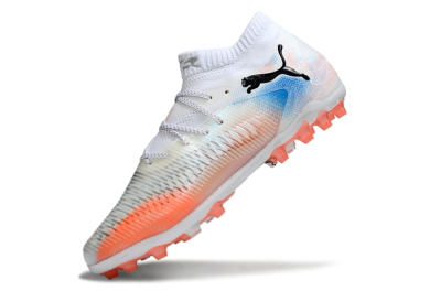 Puma Future 8 Ultimate MG Football Boots - White/Red/Blue