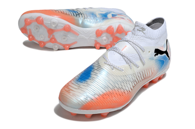 Puma Future 8 Ultimate MG Football Boots - White/Red/Blue