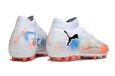 Puma Future 8 Ultimate MG Football Boots - White/Red/Blue