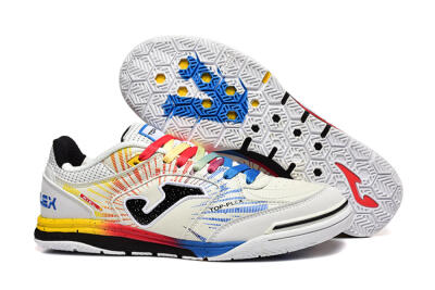 Joma Top Flex IC Football Shoes - Beige/Red/Yellow