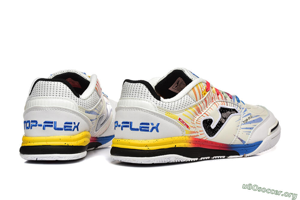 Joma Top Flex IC Football Shoes - Beige/Red/Yellow 9