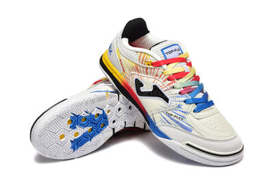 Joma Top Flex IC Football Shoes - Beige/Red/Yellow