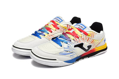 Joma Top Flex IC Football Shoes - Beige/Red/Yellow