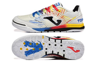 Joma Top Flex IC Football Shoes - Beige/Red/Yellow