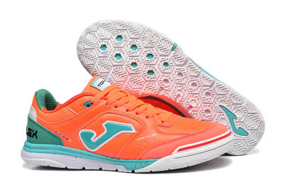 Joma Top Flex IC Football Shoes - Red/Jade/White