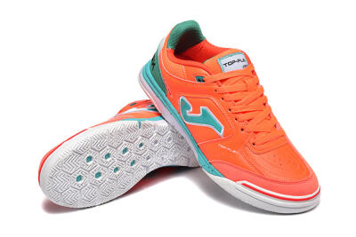 Joma Top Flex IC Football Shoes - Red/Jade/White