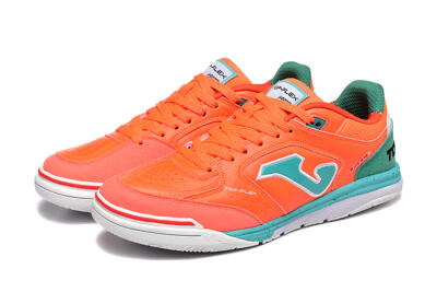 Joma Top Flex IC Football Shoes - Red/Jade/White