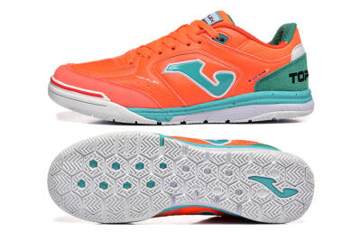 Joma Top Flex IC Football Shoes - Red/Jade/White