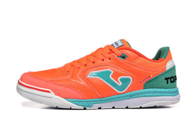 Joma Top Flex IC Football Shoes - Red/Jade/White
