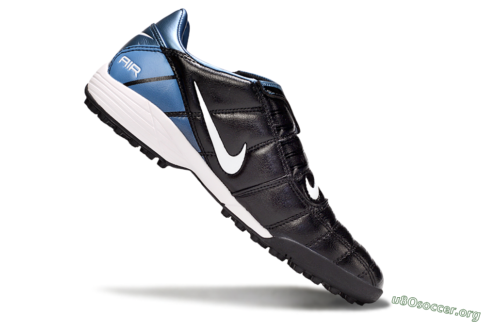 Nike Air Zoom Total 90 III TF Football Shoes - Black/Blue/White 4