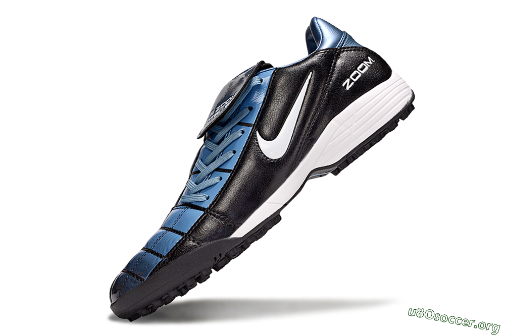 Nike Air Zoom Total 90 III TF Football Shoes - Black/Blue/White 5