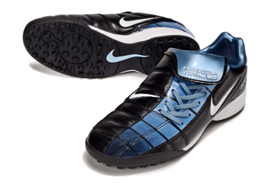 Nike Air Zoom Total 90 III TF Football Shoes - Black/Blue/White