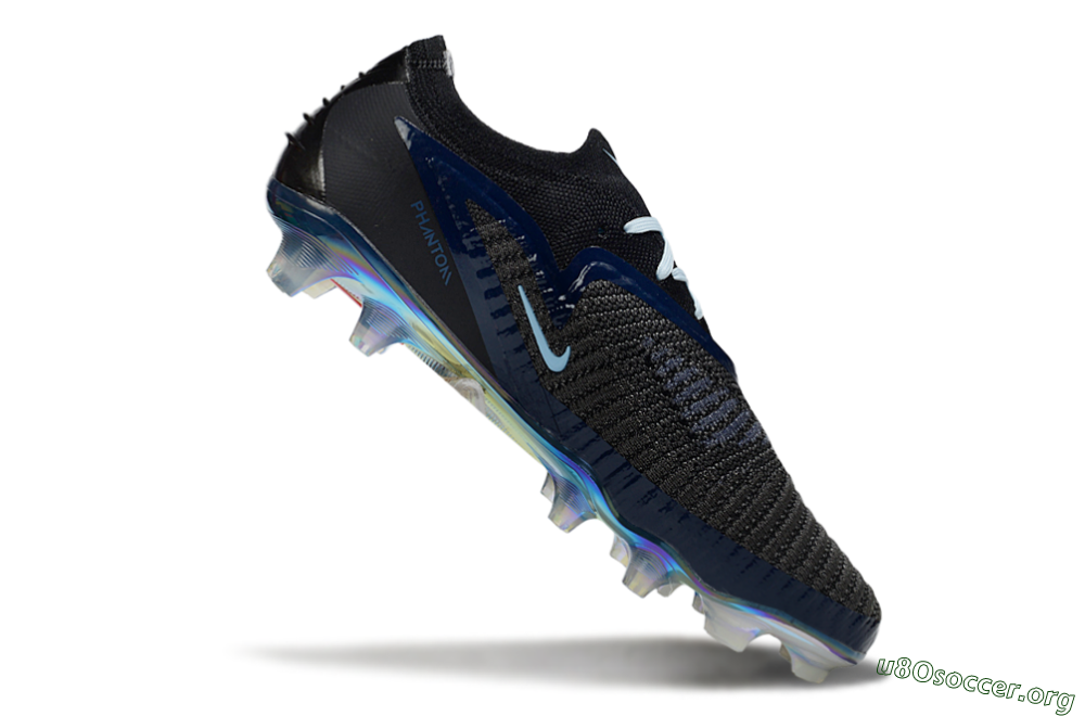 Nike Phantom 6 Low Elite FG Football Boots - Black/Blue/Red 4