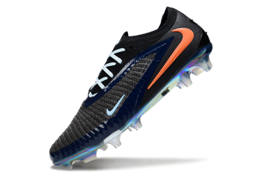 Nike Phantom 6 Low Elite FG Football Boots - Black/Blue/Red