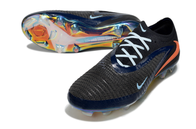 Nike Phantom 6 Low Elite FG Football Boots - Black/Blue/Red