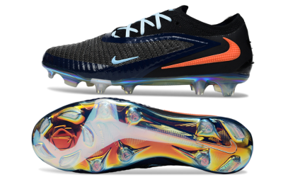 Nike Phantom 6 Low Elite FG Football Boots - Black/Blue/Red