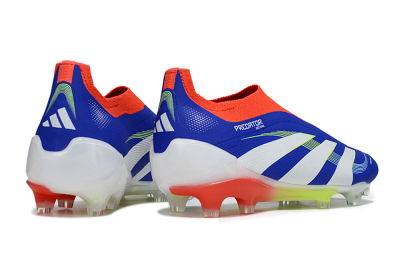 Adidas Predator 25 Elite Laceless FG Football Boots - Blue/White/Red