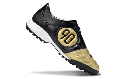 Nike Total 90 III TF Football Shoes - Gold/Black/White