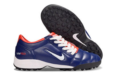 Nike Total 90 III TF Football Shoes - Blue/White/Red