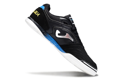 Joma Top Flex IC Football Shoes - Black/Silver/Blue