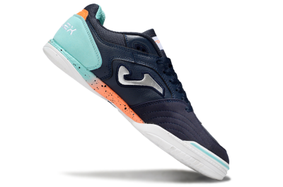 Joma Top Flex IC Football Shoes - Black/Silver/Jade