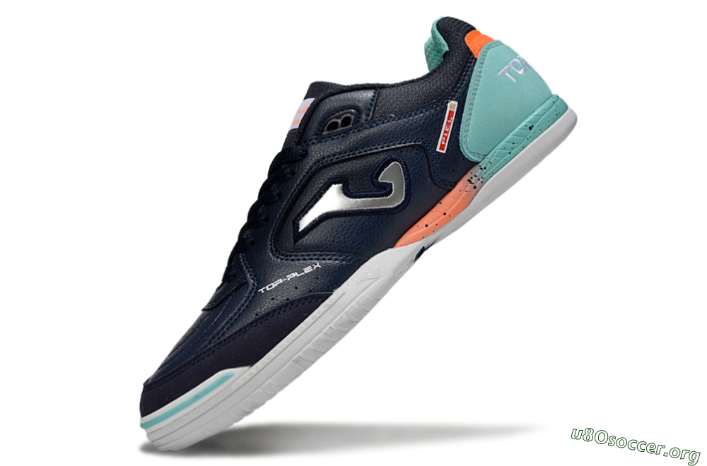 Joma Top Flex IC Football Shoes - Black/Silver/Jade 5