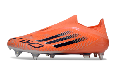 Adidas F50 Elite Laceless SG Football Boots - Red/Black/Silver