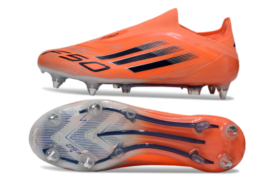 Adidas F50 Elite Laceless SG Football Boots - Red/Black/Silver