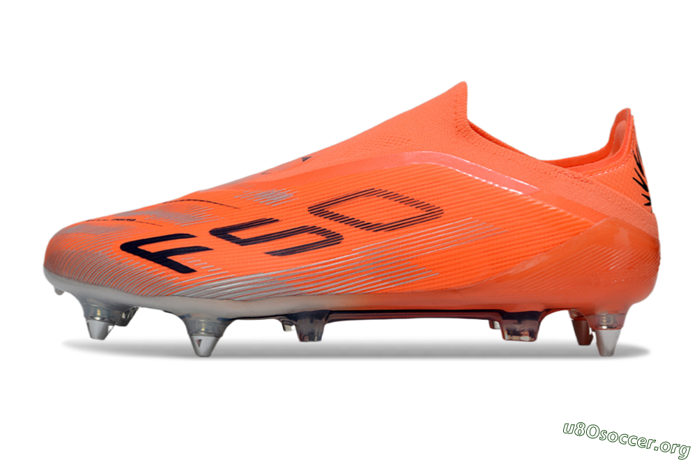 Adidas F50 Elite Laceless SG Football Boots - Red/Black/Silver 3
