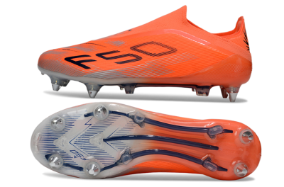 Adidas F50 Elite Laceless SG Football Boots - Red/Black/Silver