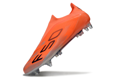 Adidas F50 Elite Laceless SG Football Boots - Red/Black/Silver