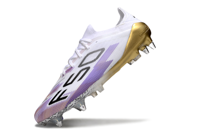 Adidas F50 Elite SG Football Boots - White/Purple/Black
