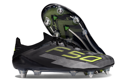 Adidas F50 Elite SG Football Boots - Black/Yellow/Silver