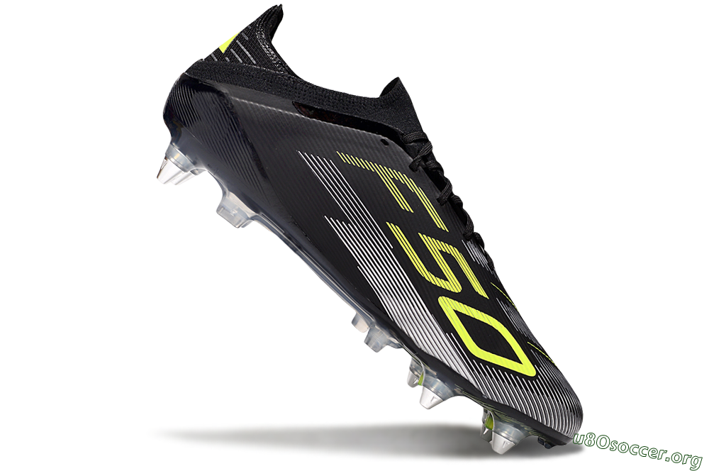 Adidas F50 Elite SG Football Boots - Black/Yellow/Silver 4