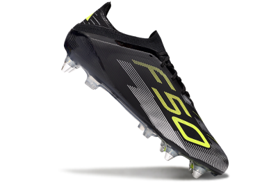 Adidas F50 Elite SG Football Boots - Black/Yellow/Silver