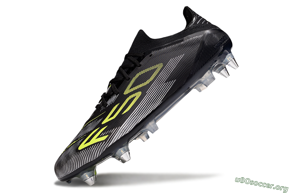 Adidas F50 Elite SG Football Boots - Black/Yellow/Silver 5