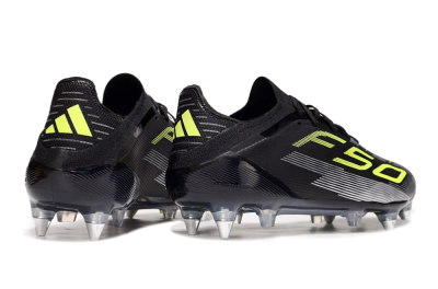 Adidas F50 Elite SG Football Boots - Black/Yellow/Silver