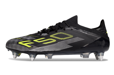 Adidas F50 Elite SG Football Boots - Black/Yellow/Silver