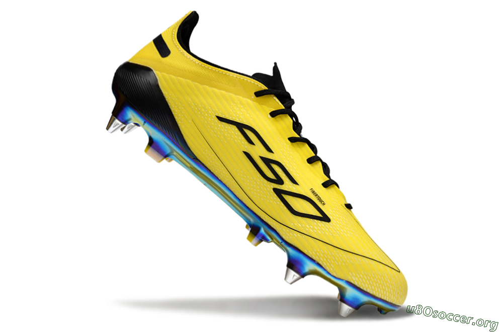 Adidas F50 Elite SG Football Boots - Yellow/Black/Gold 4