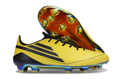 Adidas F50 Elite FG Football Boots - Yellow/Black/Gold