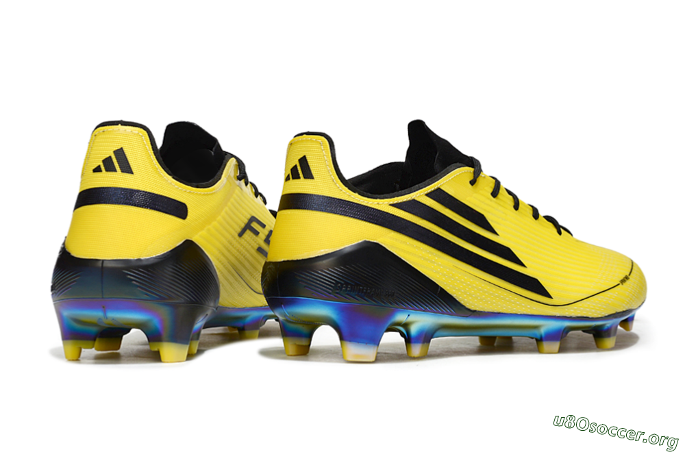 Adidas F50 Elite FG Football Boots - Yellow/Black/Gold 6