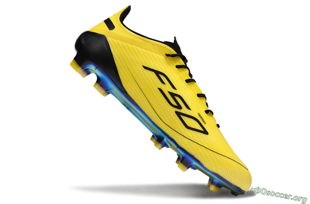 Adidas F50 Elite FG Football Boots - Yellow/Black/Gold 4