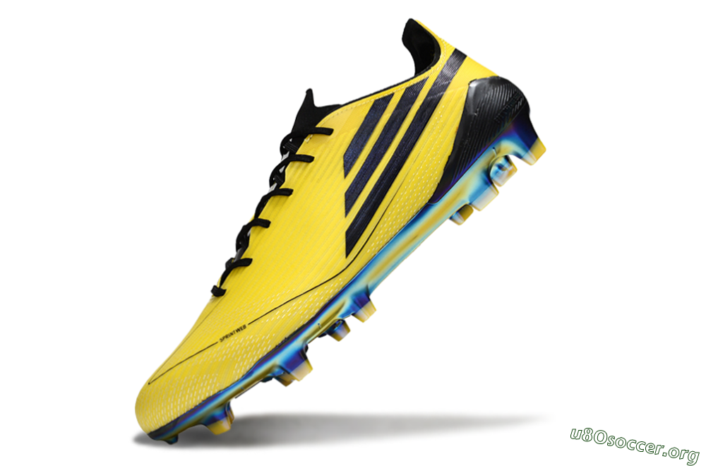 Adidas F50 Elite FG Football Boots - Yellow/Black/Gold 5