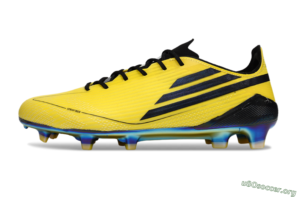 Adidas F50 Elite FG Football Boots - Yellow/Black/Gold 3