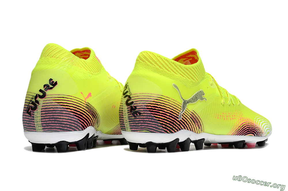 Puma Future 8 Ultimate MG Football Boots - Yellow/Pink/Black 6
