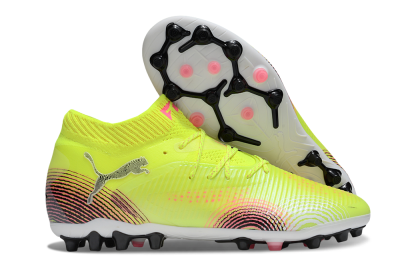 Puma Future 8 Ultimate MG Football Boots - Yellow/Pink/Black